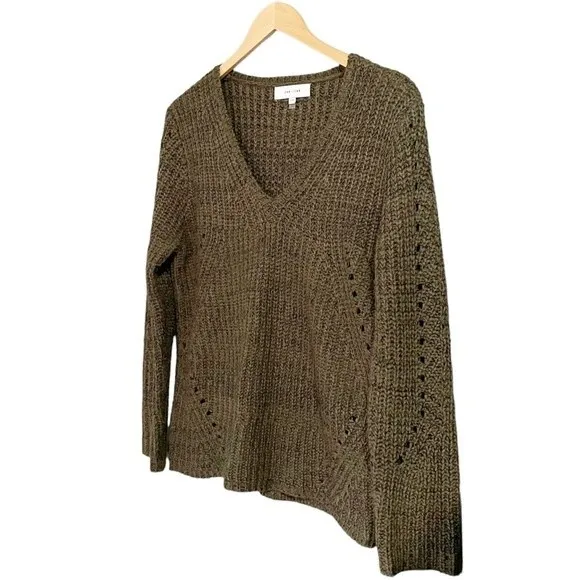 John + Jenn Revolve Constance Sweater Olive Green Pullover Women’s Size Medium - Image 7