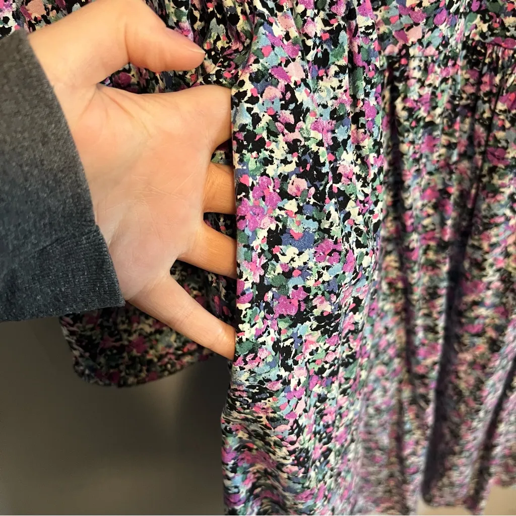 Ava and Viv Target Floral V-neck Long Sleeve Dress Size XXLarge - Image 6