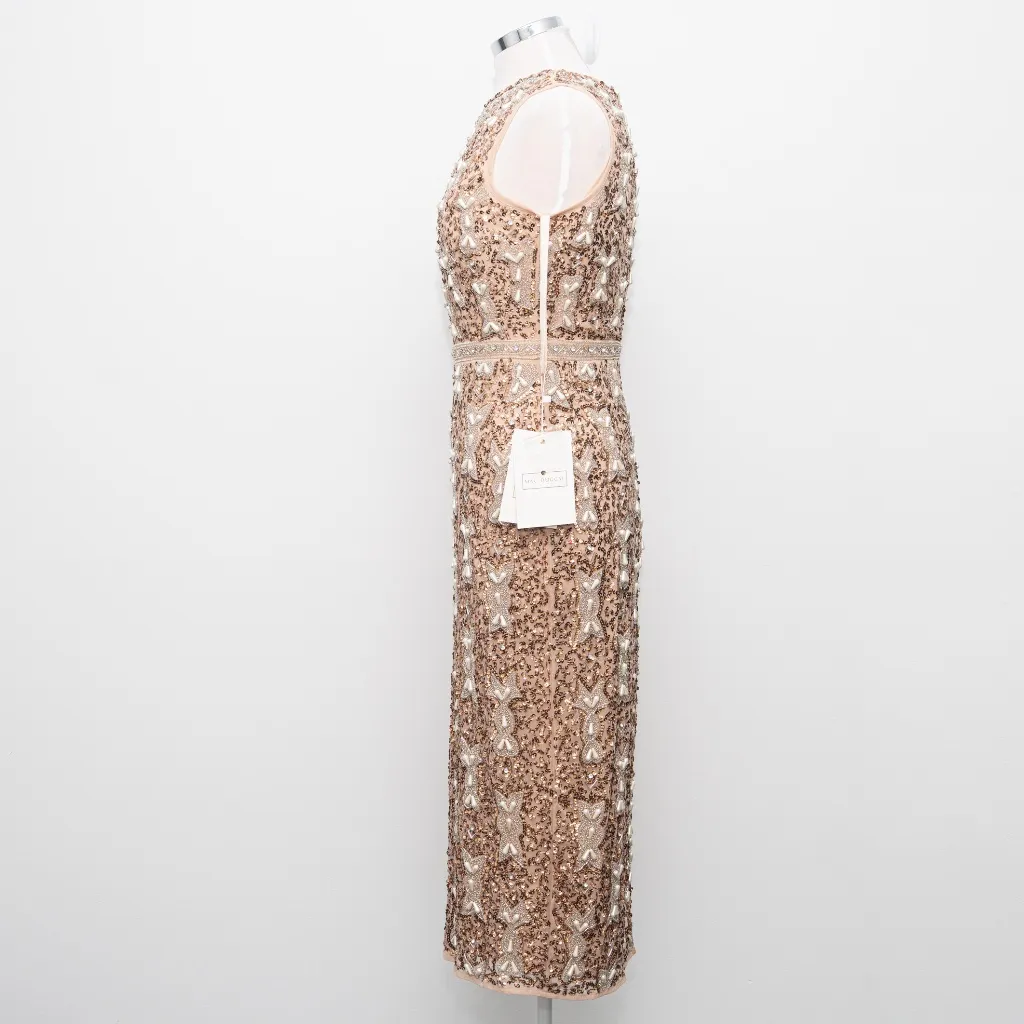 Mac Duggal - Beaded Midi Cocktail Dress - Image 7