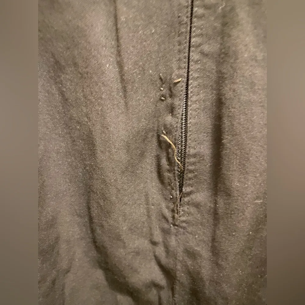 Vintage Gianni Versace Wool Blend Black Pencil Skirt - Image 4