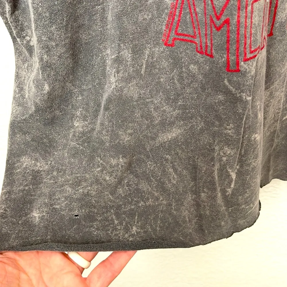 Led Zeppelin USA 1977 distressed graphic band tee XXL Gray - Image 4