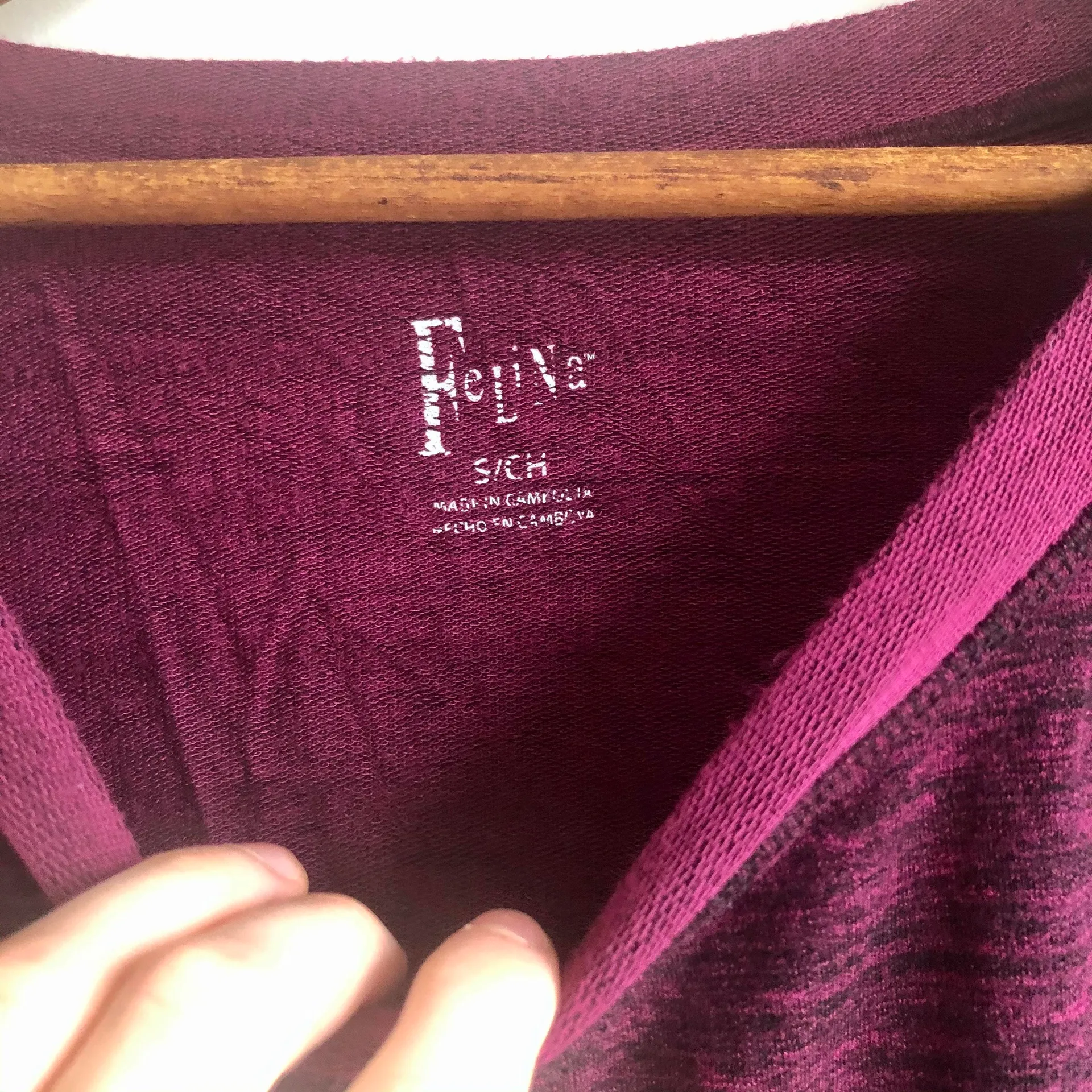 Purple Long Sleeve Lounge Shirt Size Small - Image 6