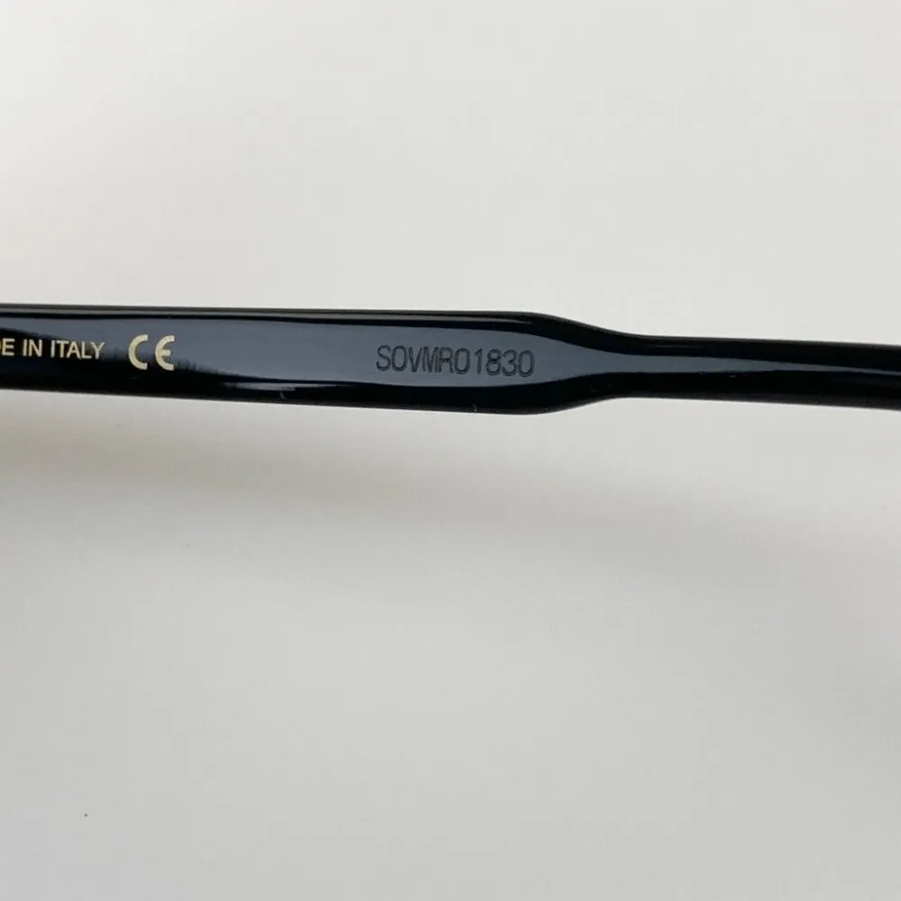 NIB Gucci Silver and Black Aviator Men's Sunglasses - Image 2