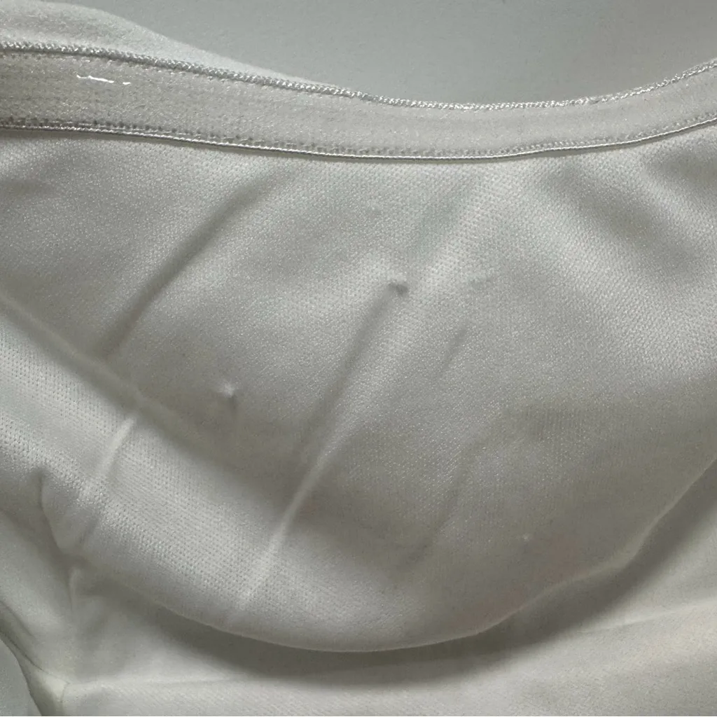 Lulus Upscale Flirt NWT size M Ivory Rhinestone Sleeveless Bodycon Midi Dress - Image 13