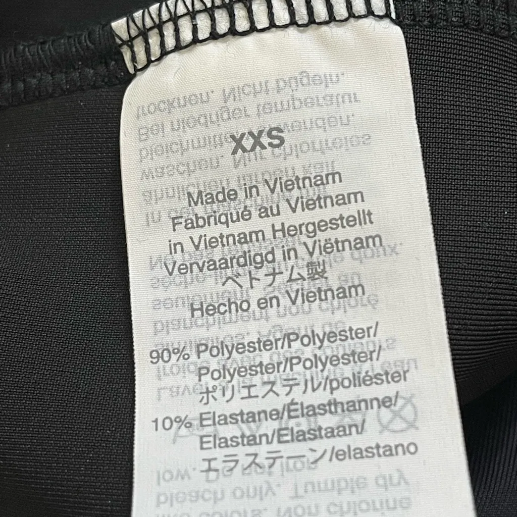 J. Crew Factory Black Stretch Velvet Leggings Size XXS - Image 3