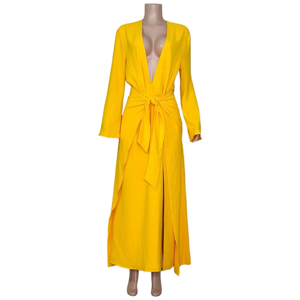 CAMILA COELHO Millie Maxi Dress, Mango, Medium - Image 7