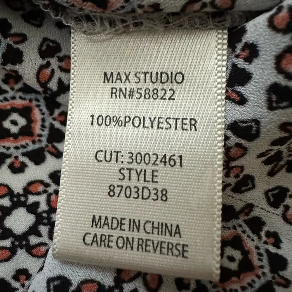 Max Studio Short Sleeve Blouse Size M Women - Image 13