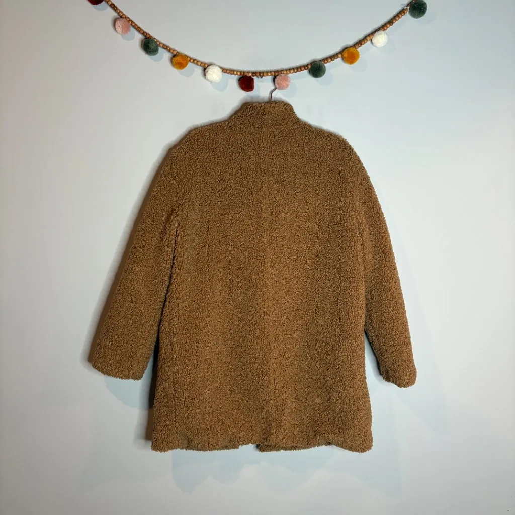 Banana Republic camel tan sherpa teddy coat - Image 5