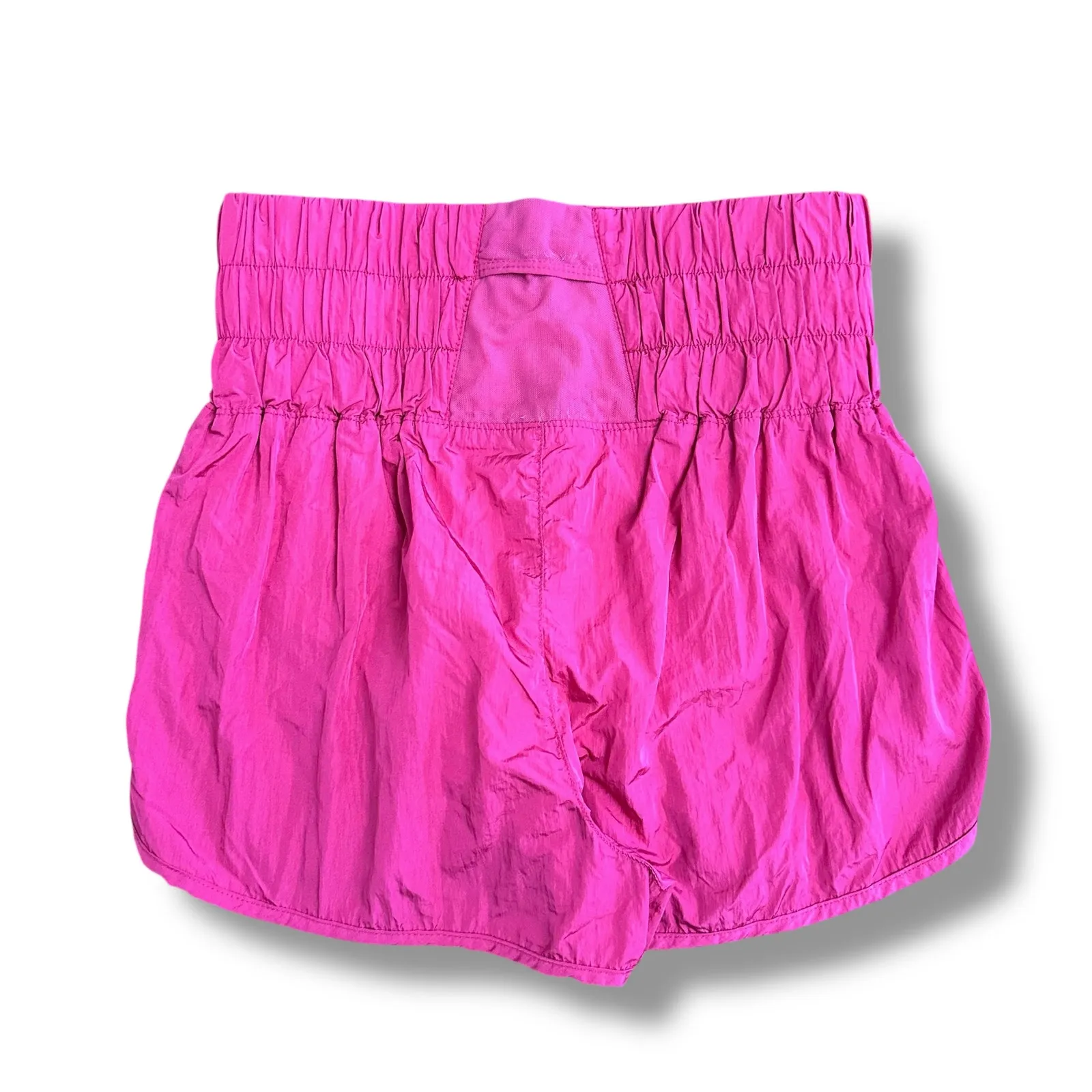 Free People Movement The Way Home Hot Pink‎ Smocked Waist Running Shorts M - Image 6
