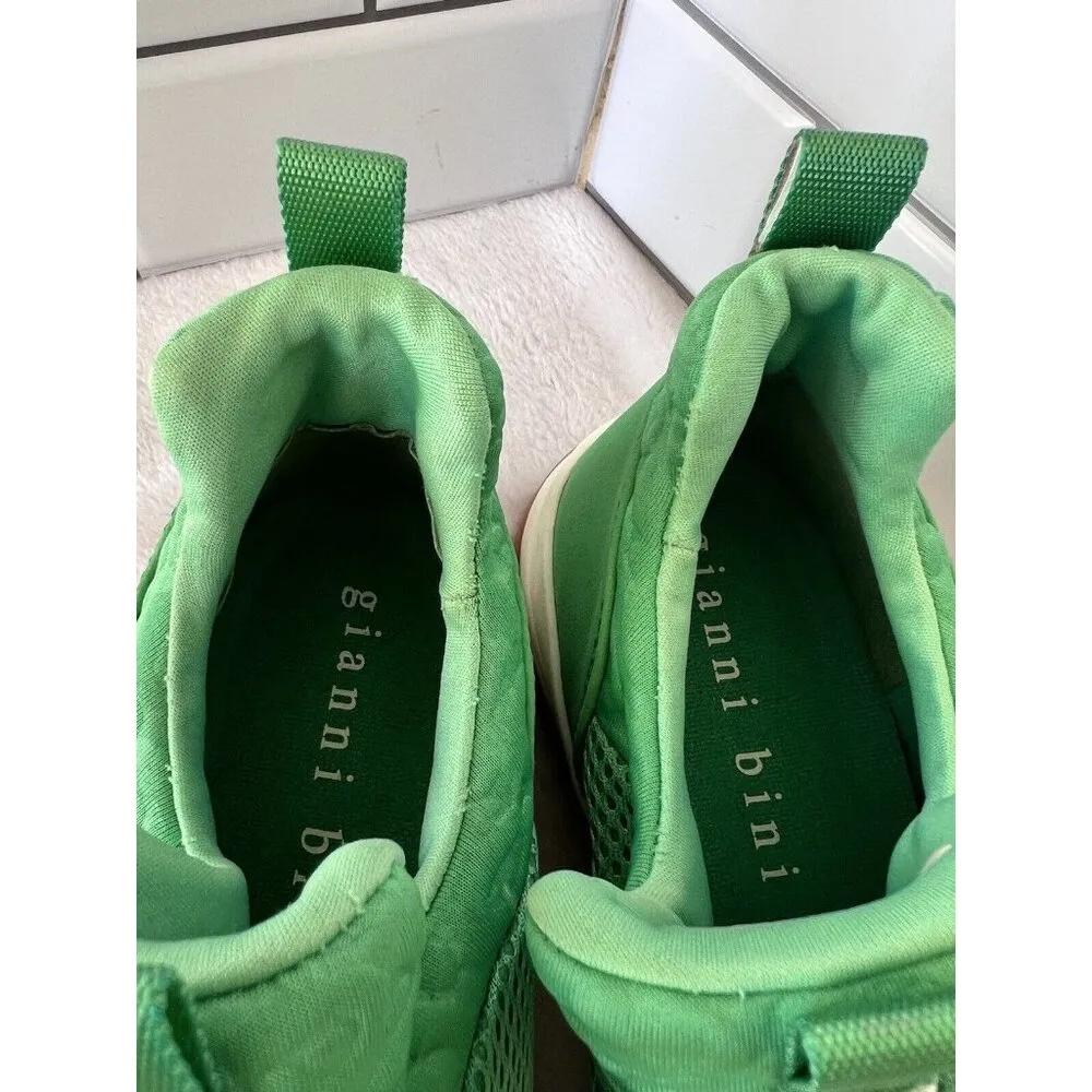 Women's Rizwell Lace-Up Sneakers Size US 7.5 M Galactic Green Shoes - Image 6