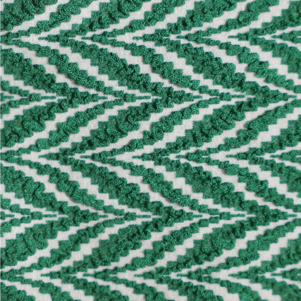 BERLOOK Green Geometric Textured Cut Out TOP ONLY 02 Size XL - Image 6