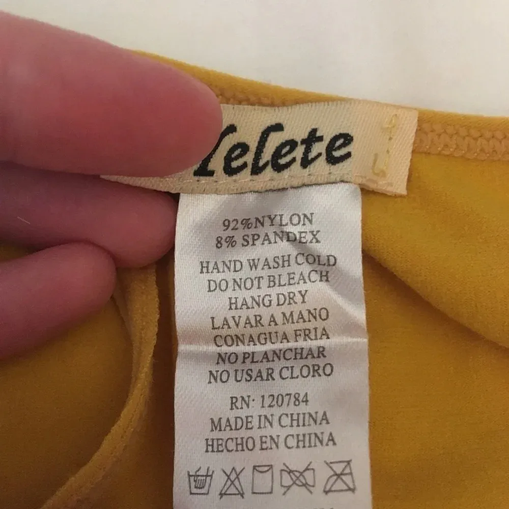 Yelete Mustard Dress - Image 3