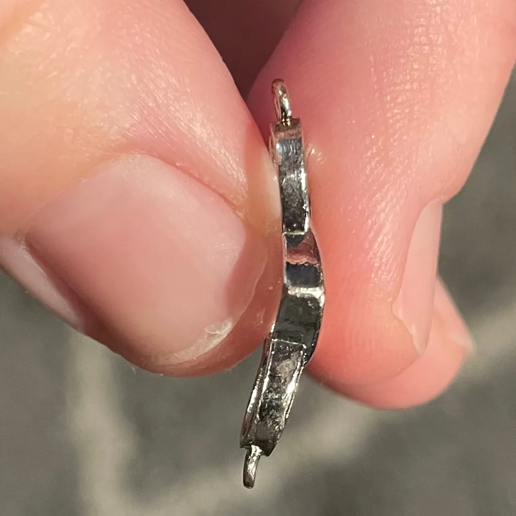 Sterling Silver 2 Tone Heart Infinity Pendant - Image 4