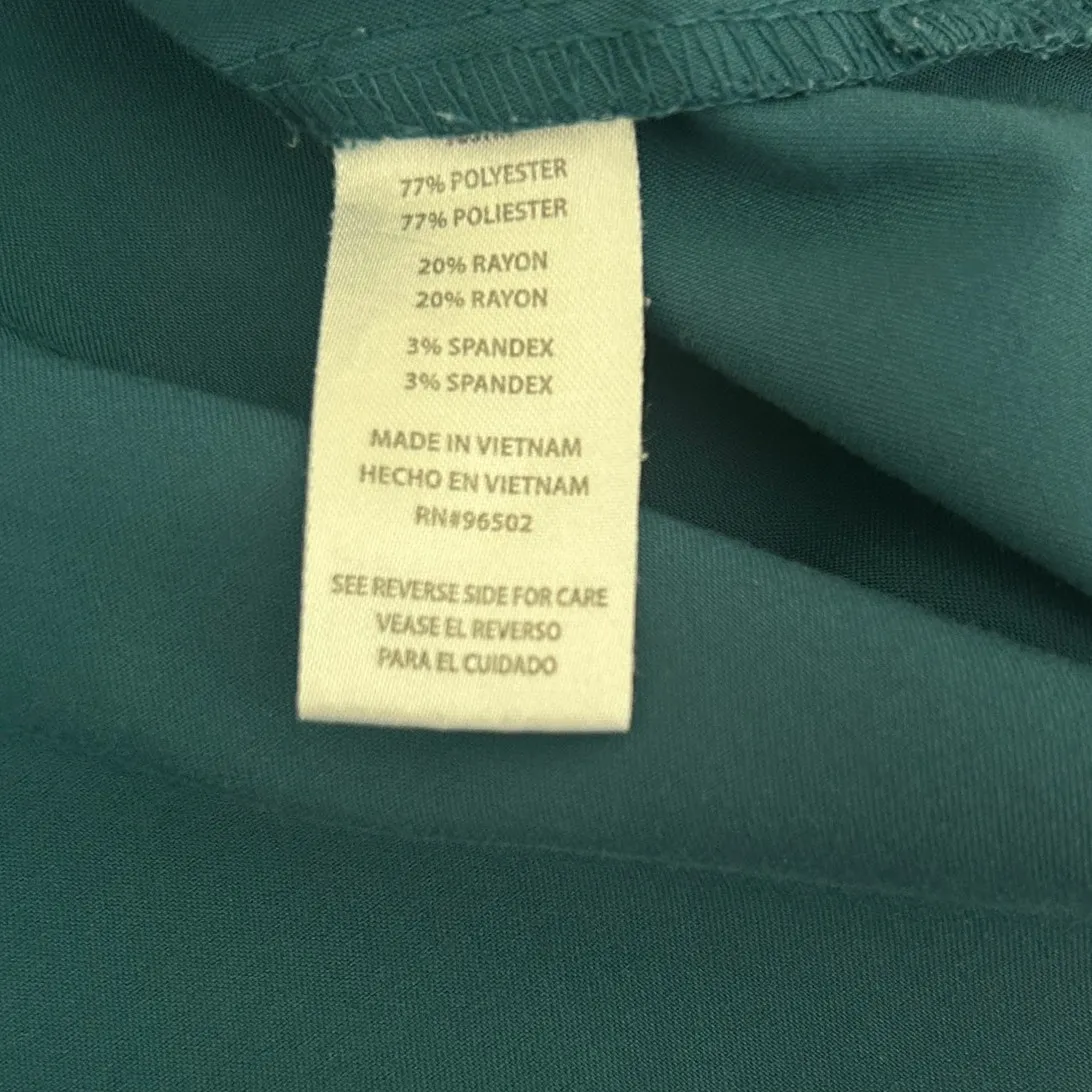 Healing Hands Women Scrub Top L Teal Medical‎ Uniform Nurse Workwear Casual Purple Size L - Image 7