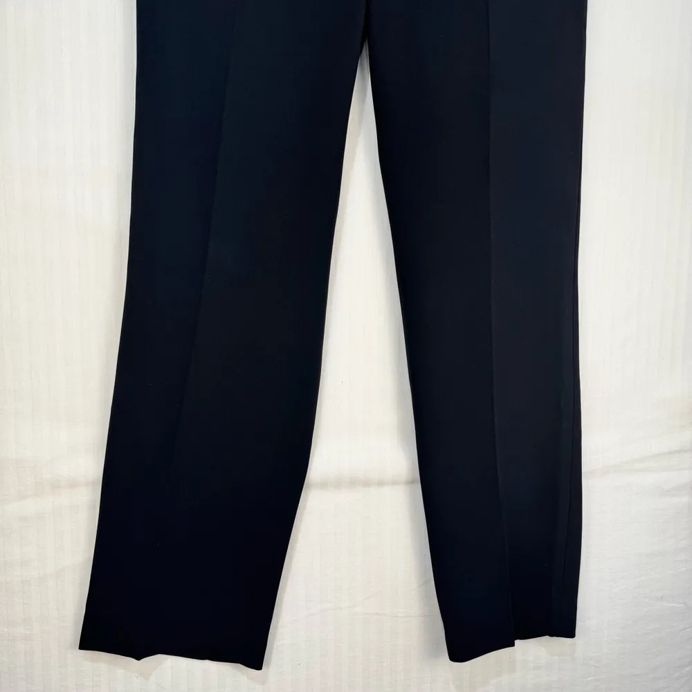 Talbots Classic Black Trouser Dress Pants Wide-Leg Women’s Size 10 Office Siren - Image 3