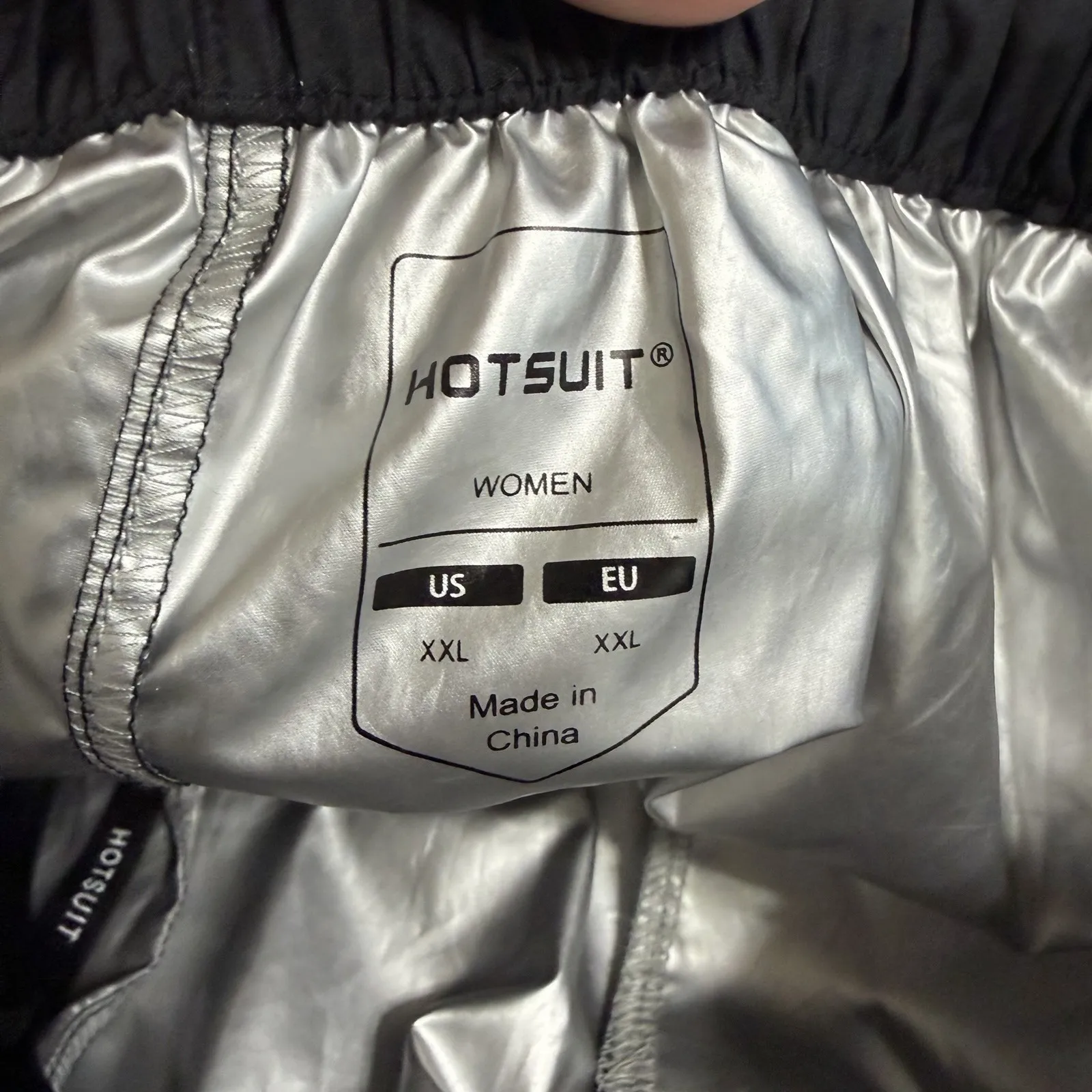 HOTSUIT Womens Sauna Pants Sweat Thermal Leggings Loungewear Black XXL - Image 8