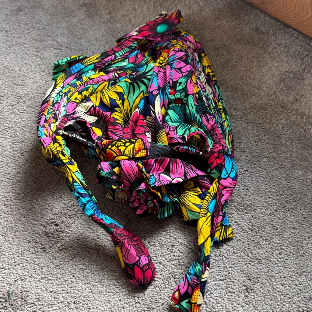 African Ankara Patch Floral Paisley Maxi Dress 3 Piece Set (Fits Up To SIZE 14) Pink - Image 10