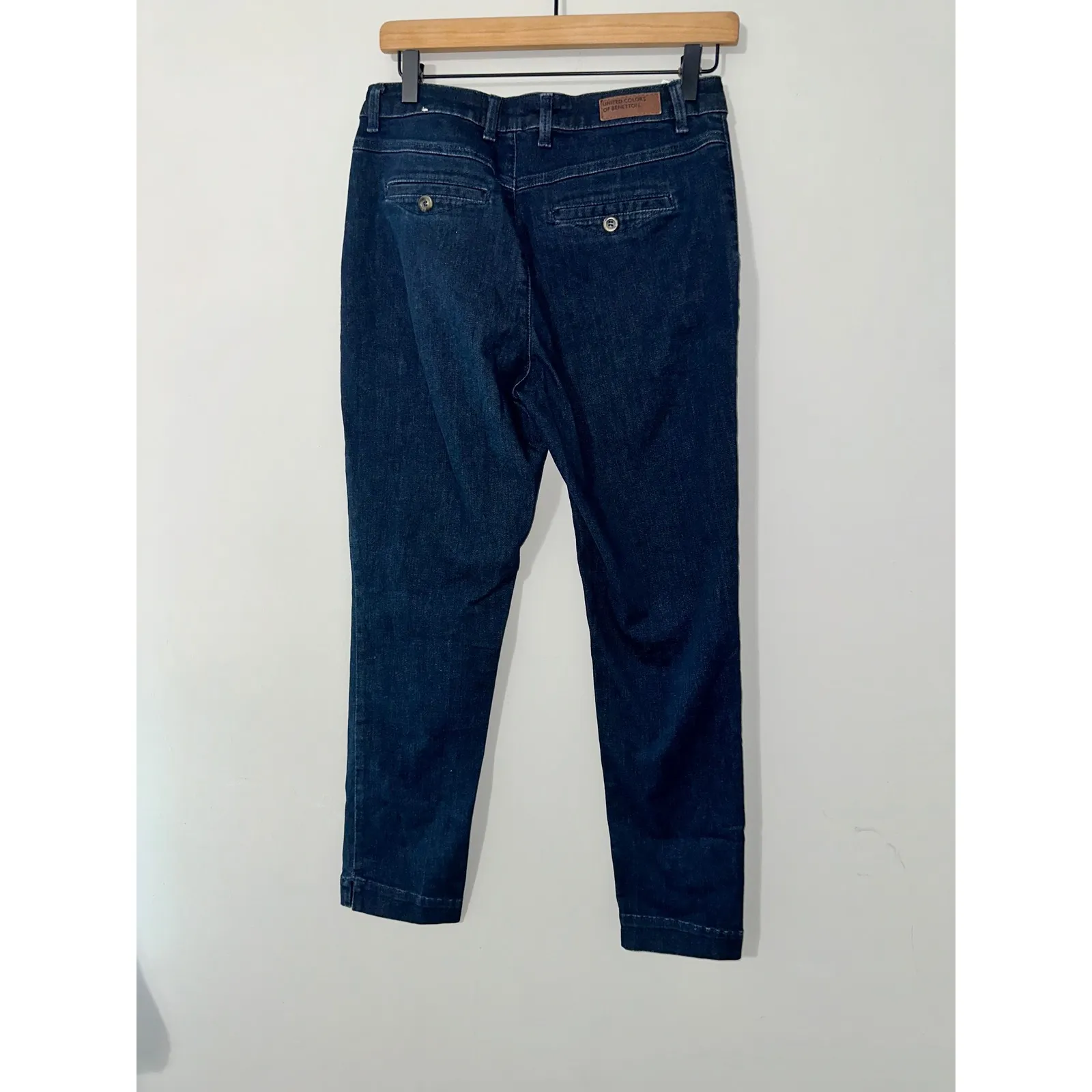 United Colors of Benetton Dark Wash Denim Jeans Women's‎ Size 6 - Image 4