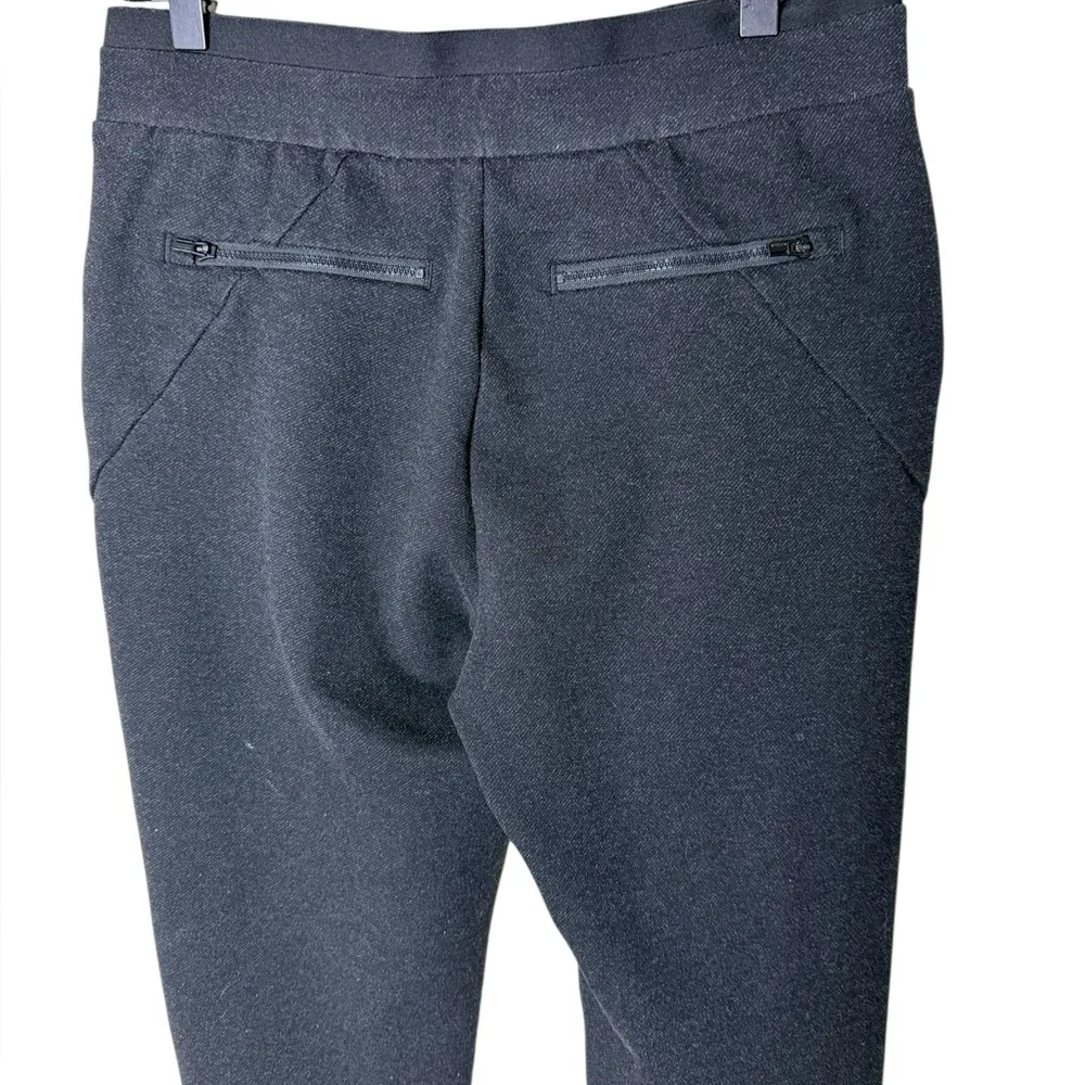 ATHLETA Women’s Sz Small Venice Heathered Pintuck Pants in Black Style 631857 - Image 6