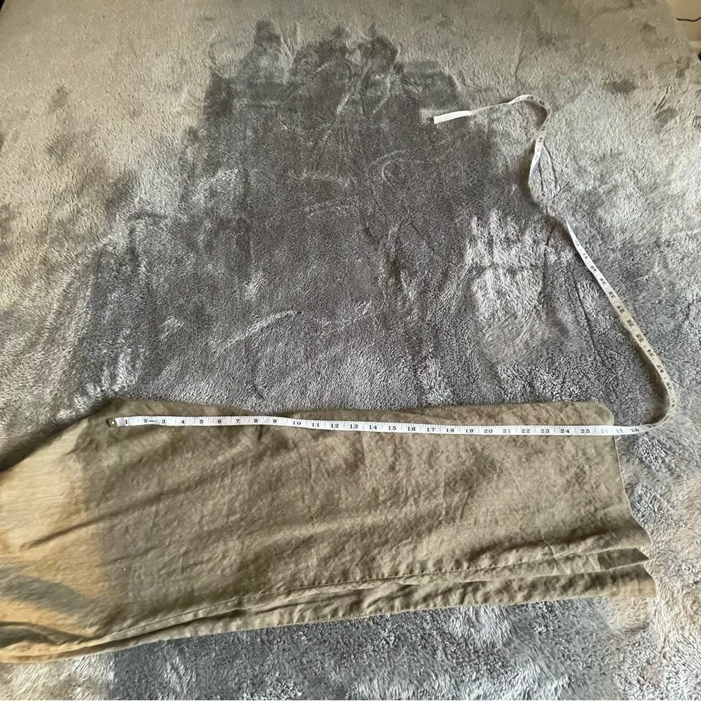 Zara linen blend highwaisted cropped pants XL - Image 13