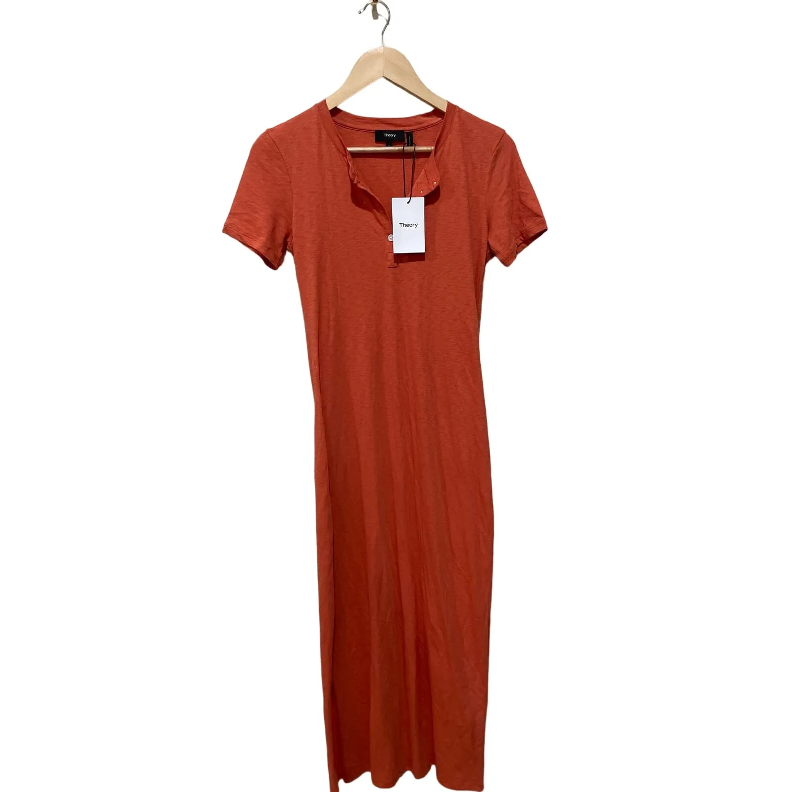 Theory‎ Henley Maxi Dress Size 0 New with Tags - Image 4