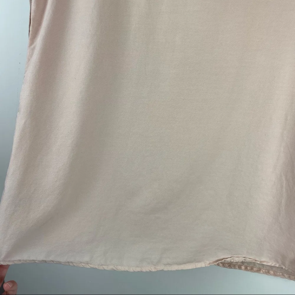 CP Shades Cotton Silk Button Down Front Shirt Sz Small Peach Pastel Boho - Image 10