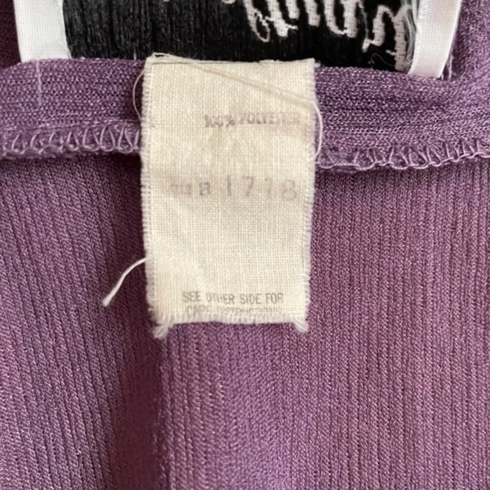 1970s Kevin Stuart Petites Vintage Jabot Tie Neck Purple Midi Dress Union - Image 4