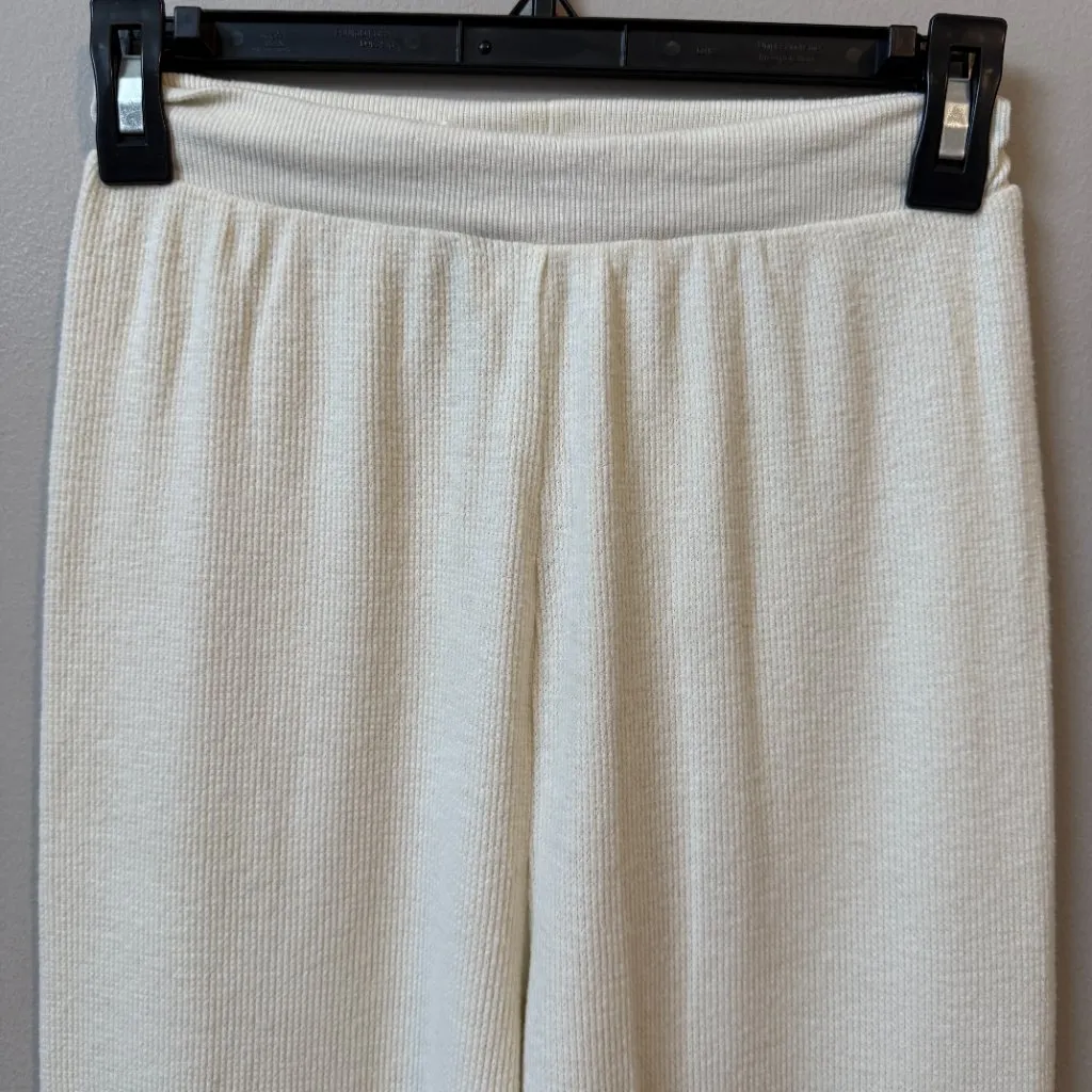 Skims Cotton Ribbed Jogger Pant Women's XXS Marble Ivory Sweatpants Comfy NWT - Image 6