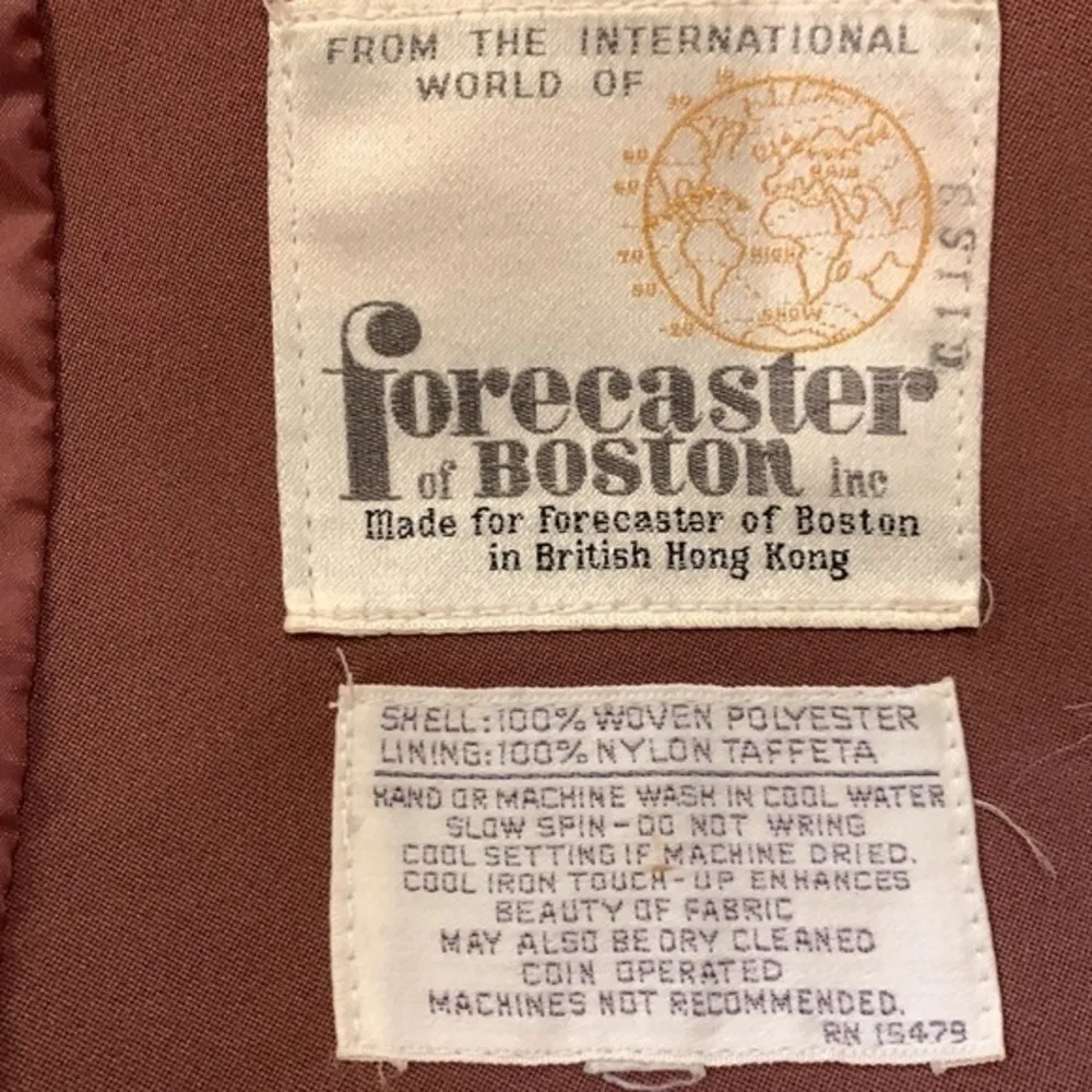 Vintage Forecaster International Boston long button front coat see measurements Tan Size undefined - Image 7