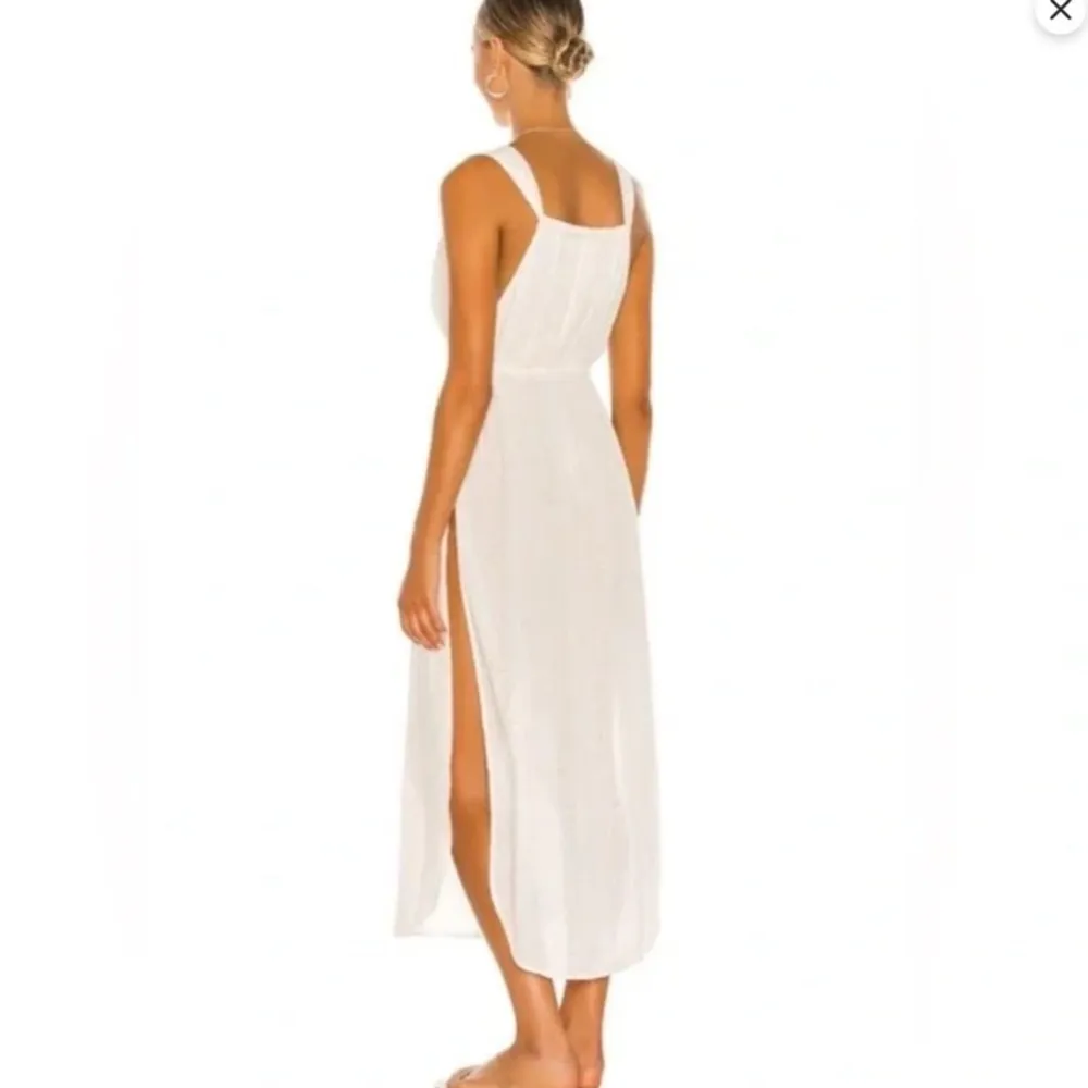 New L Space Kenzie Magic Hour Cover Up Dress Small Cream Beachy Vacation Chic - Image 3