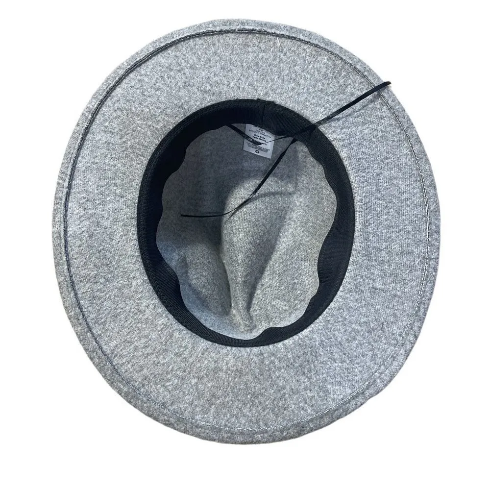 NWT Time and Tru Heather Gray Banded Fedora Hat One Size Adjustable - Image 5