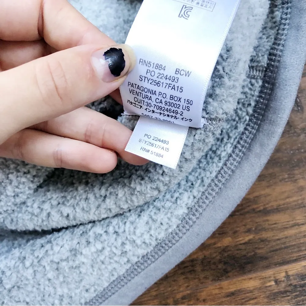 Patagonia • Better Sweater 1/4 Zip Pullover grey Birch White - Image 8