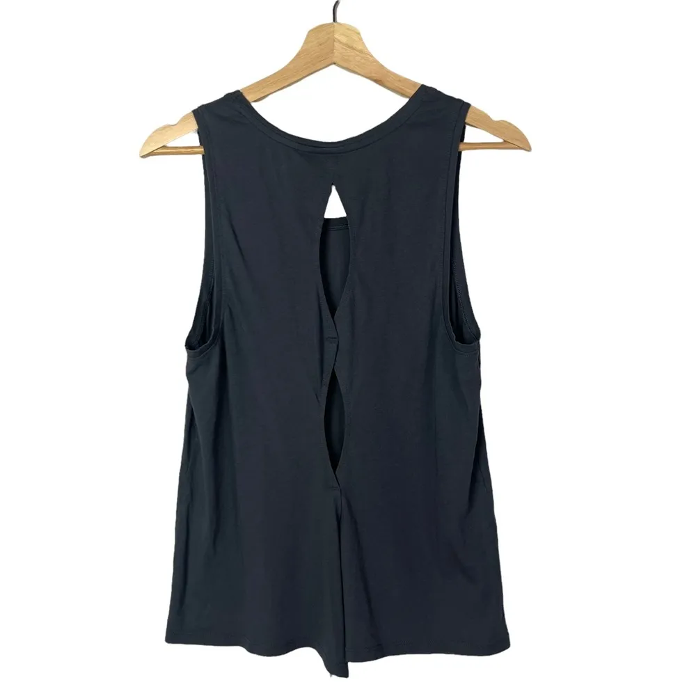 Victoria's Secret Sport Charcoal Gray Love To Run Muscle Tank Top S - Image 2