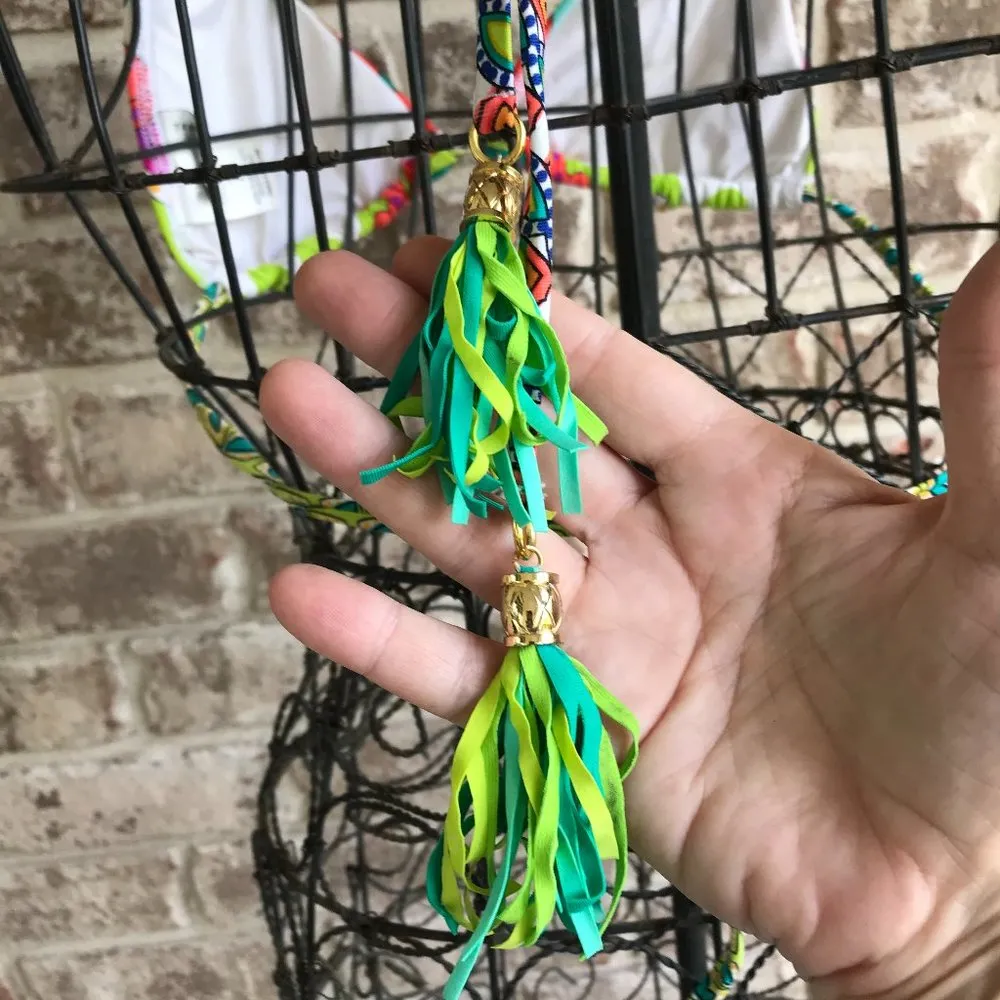 Trina Turk  Bikini top Size 2 Triangle Multi Color - Image 10