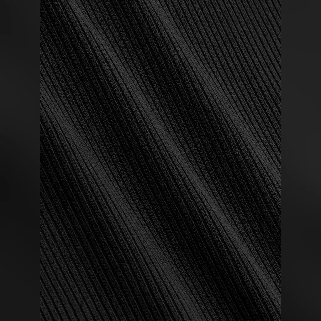 SOLID‎ ELASTIC WAIST POCKET WIDE LEG PANTS - Image 2