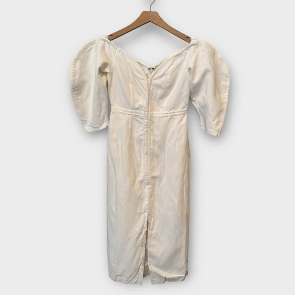 NWT Mara Hoffman Ivory Leonara Dress Size 2 - Image 9