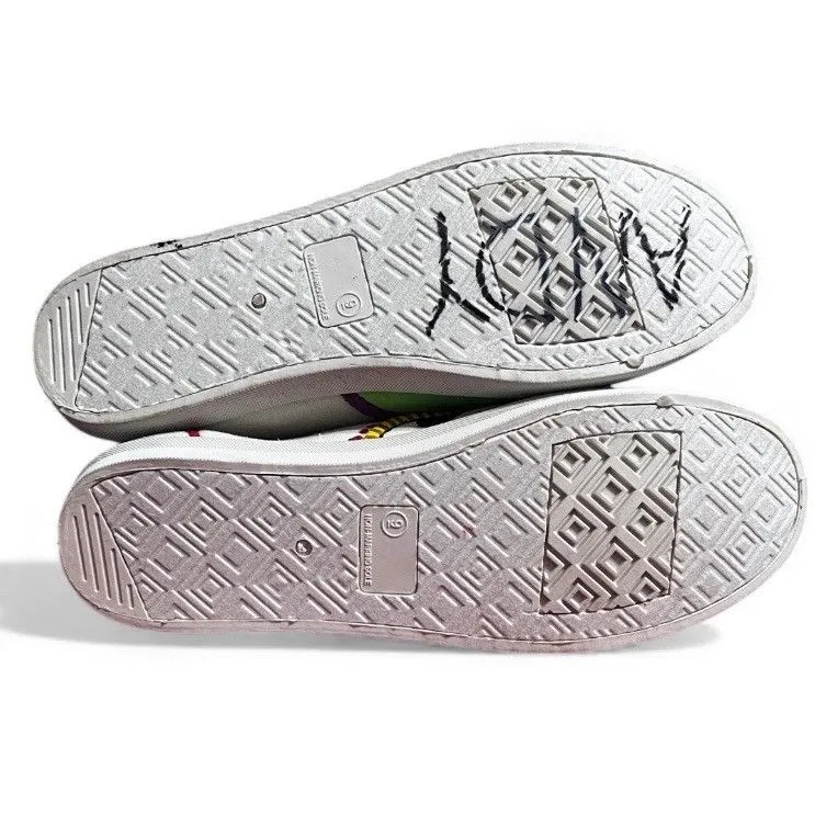 Custom Hand Painted Toy Story Inspired Canvas Sneakers Woody Buzz Women's Size 9 White - Image 8