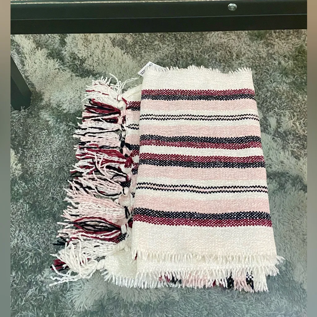 Style & Co  Striped Plaid Scarf - Image 2