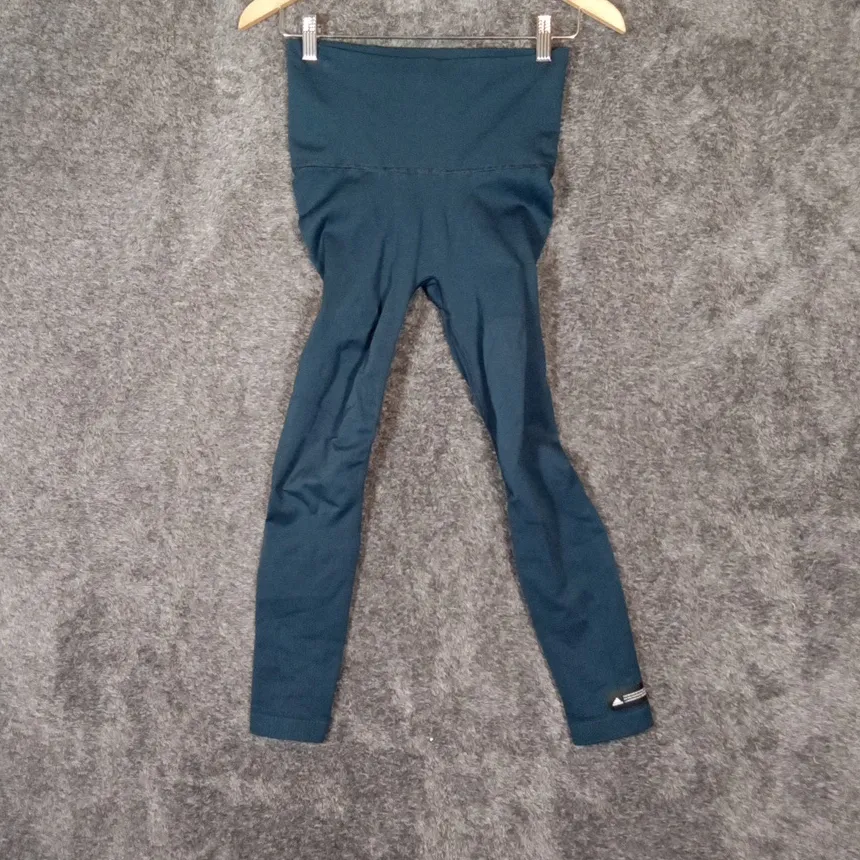 Adidas Formation Sculpt Tgt 3 Stripes Womens Leggings Trainning Crew Navy M - Image 3