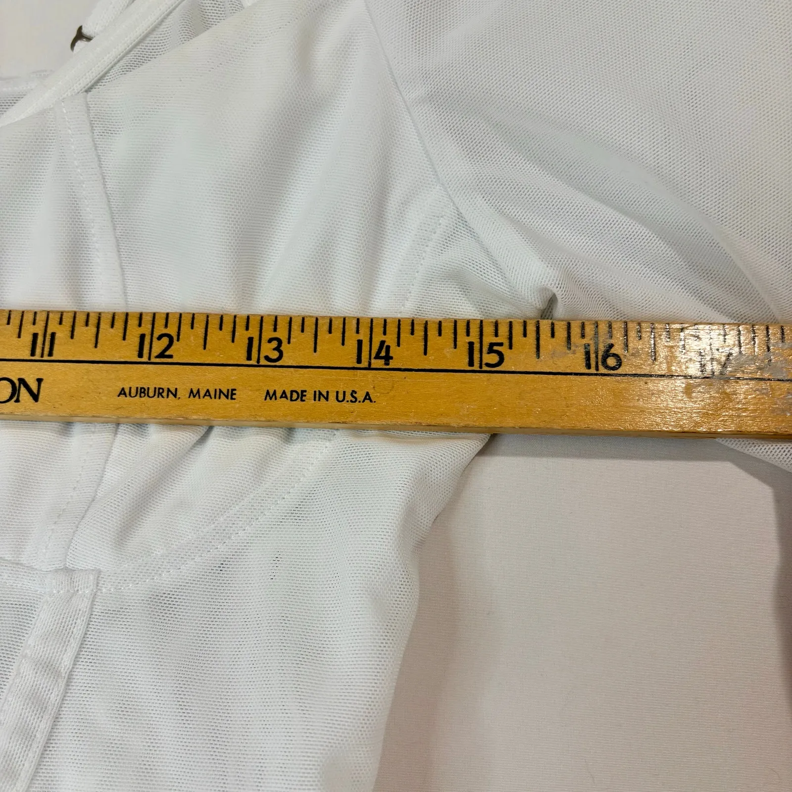 Halara Women’s Long Sleeve Cropped Corset Top Snow White Medium NWT Summer Girly - Image 5