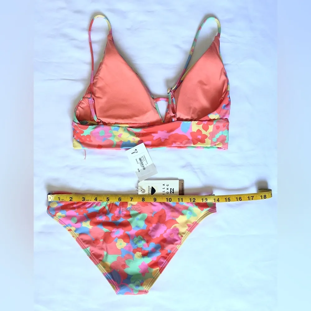 Billabong NWT  Coast Is Clear Bikini Set - Multi - L/S - Image 7