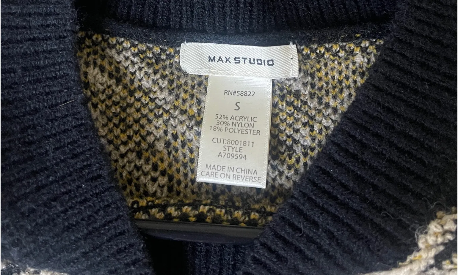 Black and Tan Sweater - Image 3