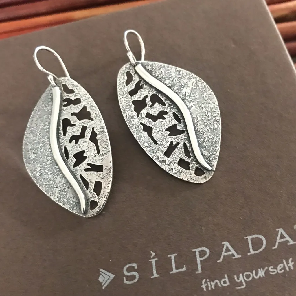 Silpada Sterling Silver Hammered Leaf - Image 3