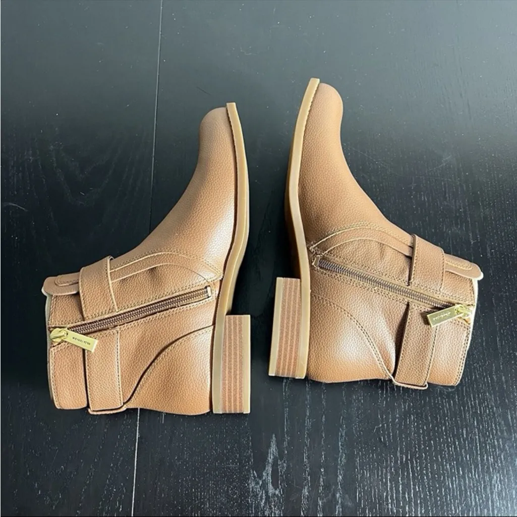 Michael Kors Tan Leather Ankle Boots 8 - Image 5