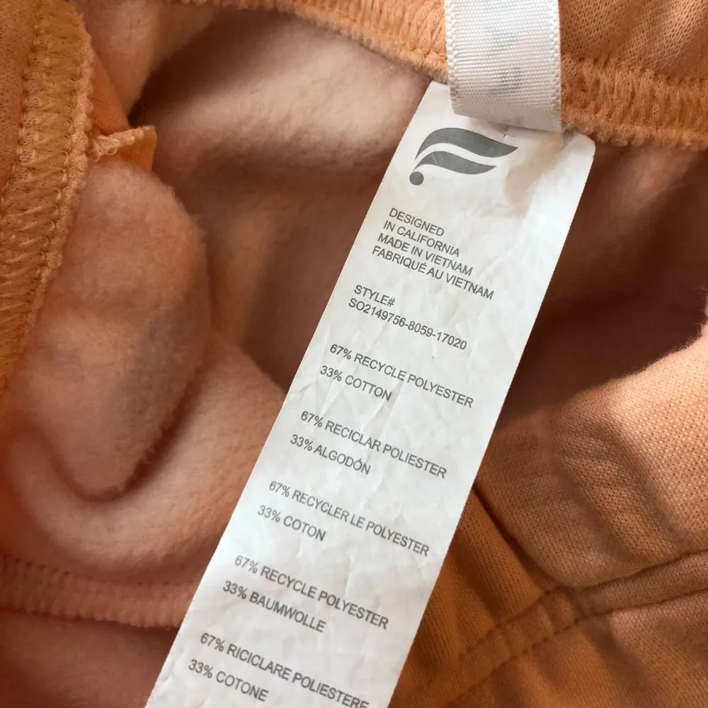 Fabletics  Womens Go-To Slim Sweatshort Pull On Pockets Gaia Orange XS - Image 6
