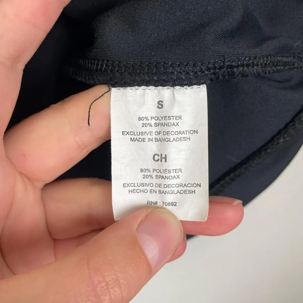 Skora Woman's Sz S Black Full Zip‎ Long Sleeve Athletic Jacket Thumb Holes - Image 5