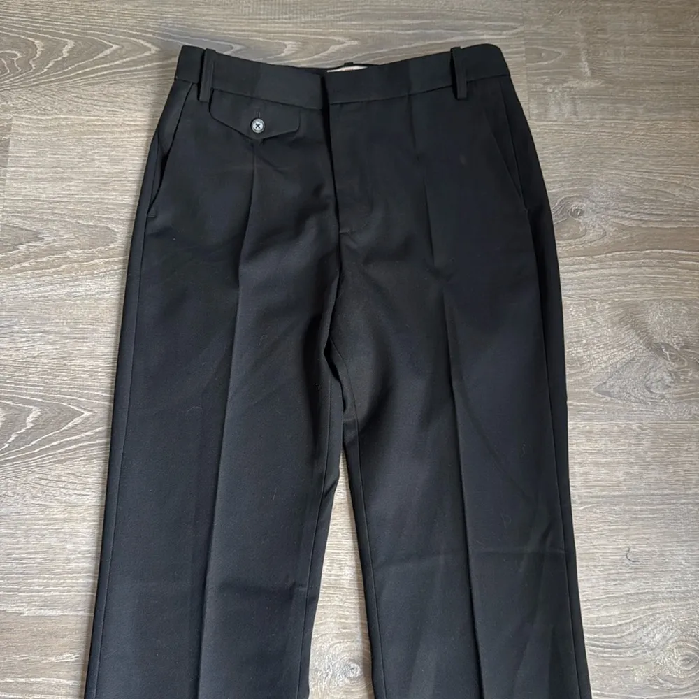 Zadig&Voltaire Poetia turn-up hem gabardine wool blend trousers - Image 6