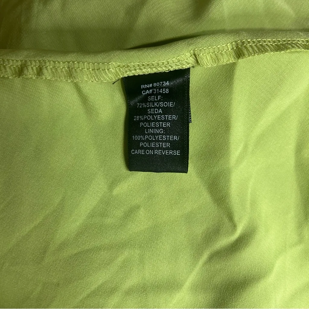 VNT NWT Y2K Max And Cleo Silk Beaded Vibrant Floral Print Halter Dress: Size 12 - Image 8