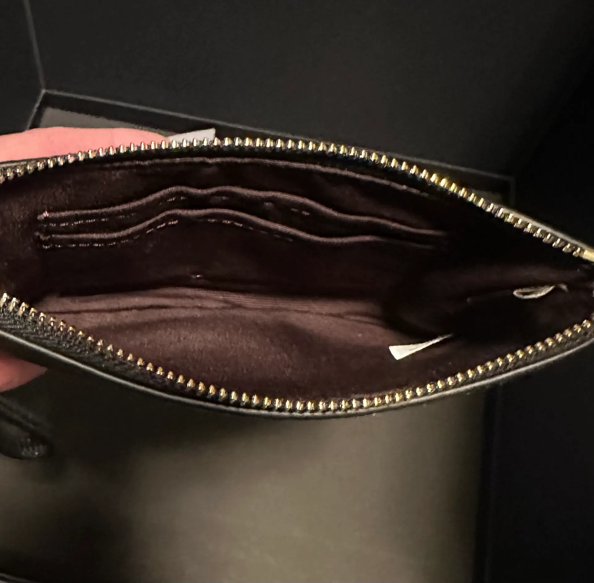 Black Leather Wristlet - Image 5