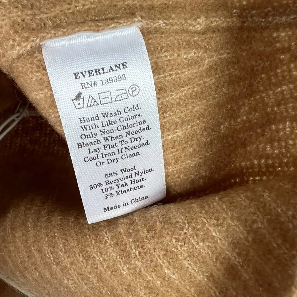 NWT Everlane The Cozy-Stretch Tank Top Cropped Sweater Wool Yak Hair Medium M - Image 7